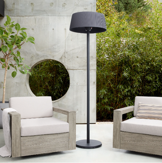 Distance between patio heater and ceiling
